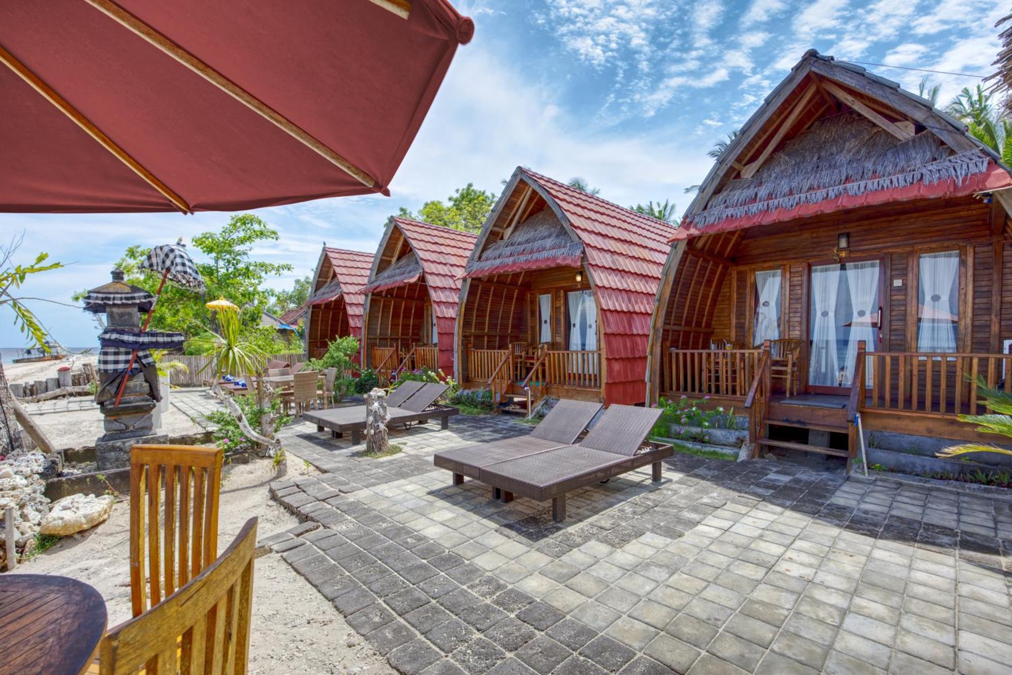 Santen Beach Bungalows Ped Exteriör bild